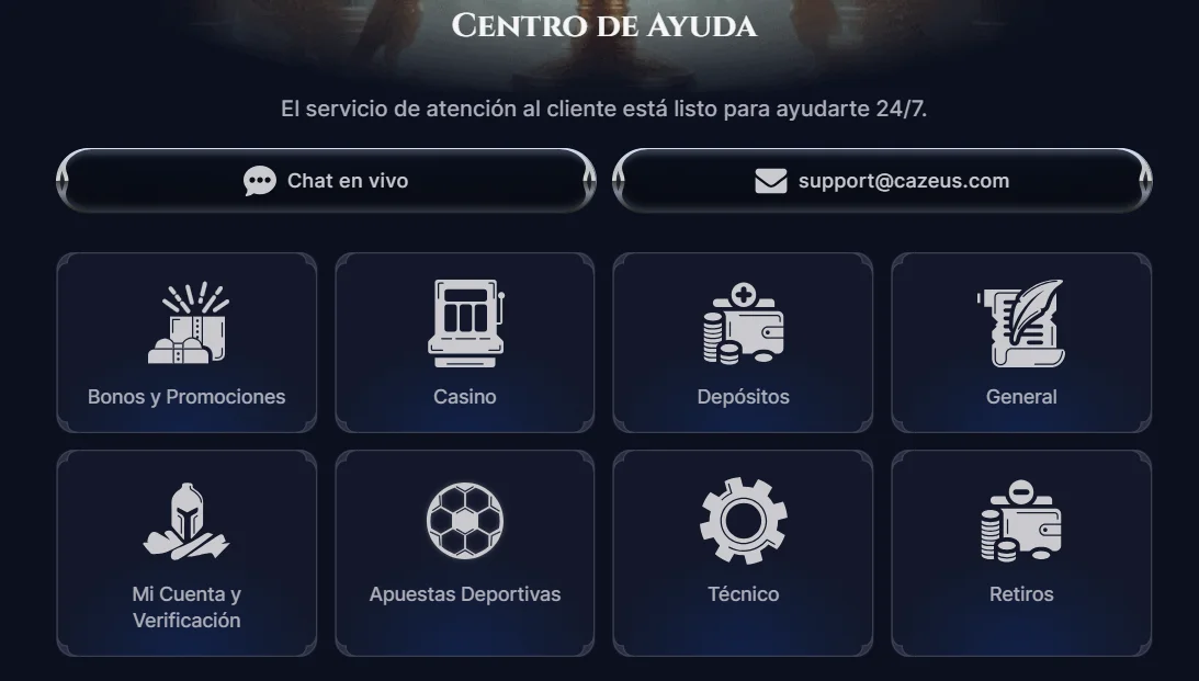 Cazeus Casino Atención al Cliente Cazeus Casino Atención al Cliente