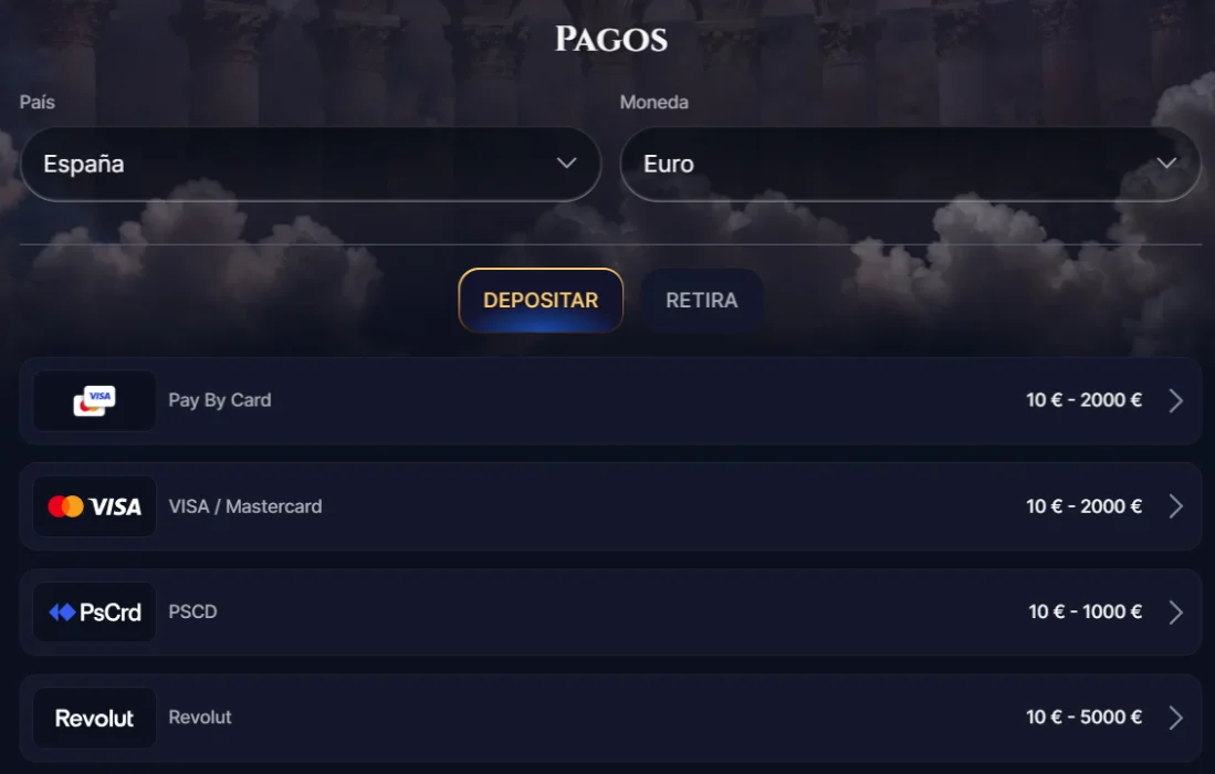 Cazeus Casino Métodos de Pago Cazeus Casino Métodos de Pago